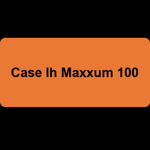 Case Ih Maxxum 100
